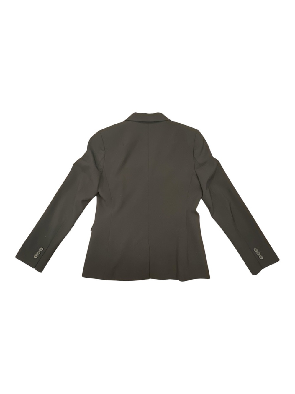 Banana Republic Stretch Petite Blazer Jacket Black 4P Notch Lapel Three-Button - Picture 10 of 11